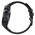 Pikkukuva 3 / 5: Tyylikäs pikakiinnityshihna Garmin Fenix 7X Pro -kelloon Musta + harmaa