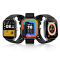 Miniatyrbild 4 av 7: Smart klocka med Bluetooth Call & Fitness Tracker Svart