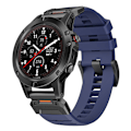 Miniatyrbillede 1 af 8: 22 mm urrem til Garmin Fenix 3/5/5X/6X/7X Blå