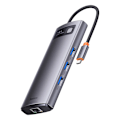 Miniatyrbild 11 av 11: Hub 7in1 Baseus Metal Gleam Series, USB-C till 3x USB 3.0 + HDMI + USB-C PD + VGA + Ethernet RJ45