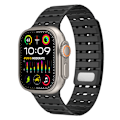 Miniatyrbild 1 av 7: Klockarmband för Apple Watch Series 1-9, 42/44/45 mm Svart