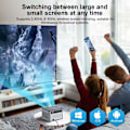 Pikkukuva 2 / 4: Sähköinen tarkennus 4K-projektori: Kannettava, ulkokäyttöön sopiva ja monipuolinen