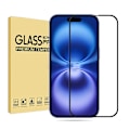 Miniatyrbillede 1 af 4: 2-pak iPhone 16 Pro skærmbeskyttelse - Fuld dækning hærdet glas