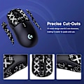 Miniatyrbillede 5 af 5: Forbedrede Grip Mouse Stickers til Logitech M650L/M750L Sort