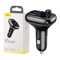 Miniatyrbillede 9 af 11: Bil Bluetooth MP3-afspiller Baseus T Shaped S-13 Black OS