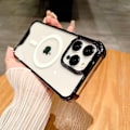 Pikkukuva 1 / 3: Sähköpinnoitettu magneettikuori iPhone 14 -sarjalle iPhone 14 Pro Max Musta