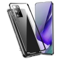 Miniatyrbillede 1 af 5: Magnetisk dobbeltsidet telefonetui i hærdet glas Samsung Galaxy S23 Sort