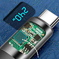 Pikkukuva 4 / 8: 240W USB4 Digitaalinen näyttökaapeli - 40Gbps data ja 8K-video 1 m