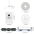 Miniatyrbild 5 av 6: Reservdelar för Ecovacs X2 Omni Robotdammsugare