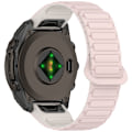 Miniatyrbillede 4 af 4: Garmin Fenix 5/6/7/8 magnetisk urrem med hurtig udløsning Lyserød 22 mm