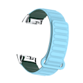 Miniatyrbillede 4 af 6: Stilfuldt magnetisk silikonearmbånd til Fitbit Charge 6 Blå