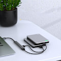 Miniatyrbild 3 av 5: USB-C till USB 3.0 Hub med 4-portar Silvergrå