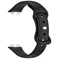 Miniatyrbillede 3 af 3: Silikone urrem til Huawei Band 8/9 Sort