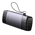 Miniatyrbild 7 av 8: Baseus Lite Series SD/TF minneskortläsare, USB + USB-C (grå)