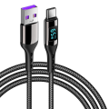 Miniatyrbild 1 av 4: USB-C PD snabbladdningskabel 100 W Svart 1 m