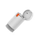 Miniatyrbillede 2 af 3: Multifunktionelt rengøringsbørstesæt - 20-i-1 hvid med orange spænde (rengøringsopløsning medfølger ikke) Hvid