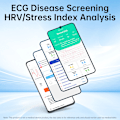 Miniatyrbild 10 av 11: Smartklocka med Sömnhjälp, EKG, Bluetooth-samtal Svart
