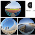 Miniatyrbild 3 av 9: INF Mobilobjektiv 4-i-1 Fisheye + Vidvinkel + Tele + Makro
