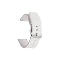 Miniatyrbild 1 av 4: Universalt Klockarmband i Silikon Vit 21 mm