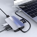 Miniatyrbillede 3 af 4: 5-i-1 USB-C Hub med Ethernet, SD/TF-kortlæser