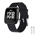 Pikkukuva 1 / 3: Kellon hihna Fitbit Versa Lite/Versa/Versa 2:lle Musta
