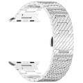 Miniatyrbillede 2 af 5: Tekstureret stålrem til Garmin Forerunner 165/165 Music/168/168 Music/D2 Air X10/Bounce/vivoactive 5/Active 5/VivoMove T Hvid 20 mm