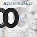 Miniatyrbillede 5 af 5: INF Ørepuder til Sennheiser Game ONE G4ME Zero HD380PRO Sort