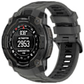 Pikkukuva 3 / 5: Garmin Instinct 3 Kaksivärinen silikoni kellon ranneke model 1 Musta