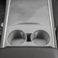 Miniatyrbillede 3 af 4: Kopholdere til Tesla Model Y/3, Center Console Insert Tray Organizer Grå