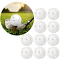 Miniatyrbillede 1 af 7: INF Træningsgolfbolde med huller 10-pak Hvid