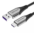 Pikkukuva 1 / 2: Kaapeli USB-C–USB 2.0 Vention COPHG FC 5A 1,5 m (harmaa)