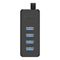 Miniatyrbillede 2 af 2: Orico W5P-100 USB til 4x USB 3.0 Hub Adapter (sort)