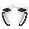 Miniatyrbillede 1 af 3: Beskyttende Silikone Grebsbeskyttelse til Meta/Oculus Quest 2 Hvid