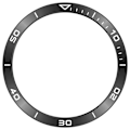 Miniatyrbillede 1 af 5: Garmin Tactix 8 51mm AMOLED Bezel - Sort & Hvid Tidszone
