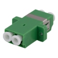 Miniatyrbild 2 av 4: Fiber coupler snap-in, 2xLC-LC, Singlemode, duplex, green