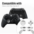 Miniatyrbillede 6 af 6: Udskiftningsknapper til Xbox One Elite / Elite Series 2 Xbox One Elite / Xbox Elite Series 2 Sølv