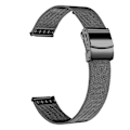 Miniatyrbild 1 av 6: Armband Rostfritt stål Garmin Venu 3S / Forerunner 265s 18 mm Svart
