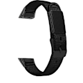 Miniatyrbillede 1 af 4: Nylon urrem til Honor Band 6 / Huawei Band 6 Sort