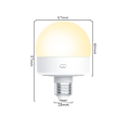 Miniatyrbild 4 av 4: INF Uppladdningsbar LED-glödlampa med 3 färgtemperaturer och fjärrkontroll Magnetisk