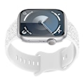 Miniatyrbild 2 av 4: 3D-ros silikonband för Apple Watch Vit 20 mm