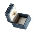 Pikkukuva 3 / 4: Ylellinen Velvet Ring Box - tummansininen