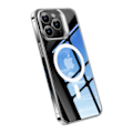 Miniatyrbild 1 av 2: Torras telefonfodral UPRO Lstand Clear-Mag för iPhone 15 PRO (transparent)