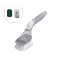 Diskborste med Inbyggd Tvåldispensering Grey Grey