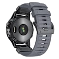 Miniatyrbillede 2 af 8: 22 mm urrem til Garmin Fenix 3/5/5X/6X/7X Grå
