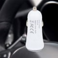 Miniatyrbillede 3 af 8: Billader 5V / 2.4A Dual USB med LED