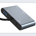 Pikkukuva 4 / 4: 5-in-1 USB-C Hubi: HDMI, PD, VGA, USB 3.0 ja Audio
