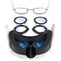 Miniatyrbild 2 av 11: STARTRC Anti-Scratch Ring Lins Skydd för Meta Quest 3 VR Headset
