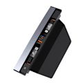 Pikkukuva 7 / 10: Hub Baseus T-Space USB-C-lightning-kaapeleilla Tesla-autoille (musta)