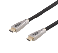 Miniatyrbillede 1 af 3: PRIME active HDMI cable 5m Textile HDMI Type A ma 4K black