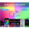 Miniatyrbillede 2 af 8: Smart LED Strip Lights 15M med WiFi Controller & APP